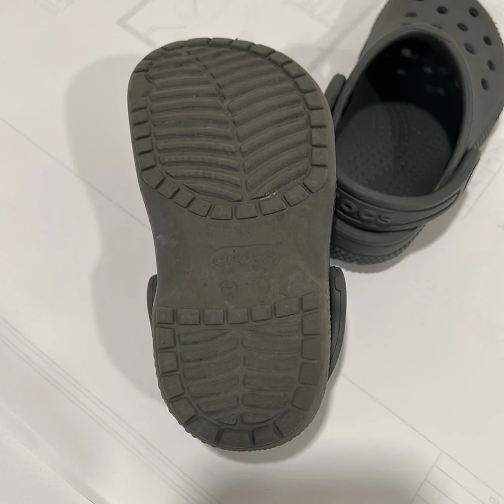 CROCS Black Water Shoes with Ventilation and Adjustable Strap